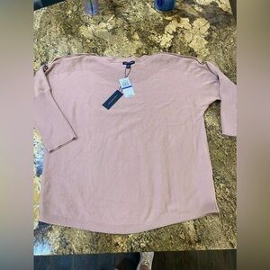 Cable & Gauge women’s boatneck dollman sleeve lightweight sweater -Brand New XL